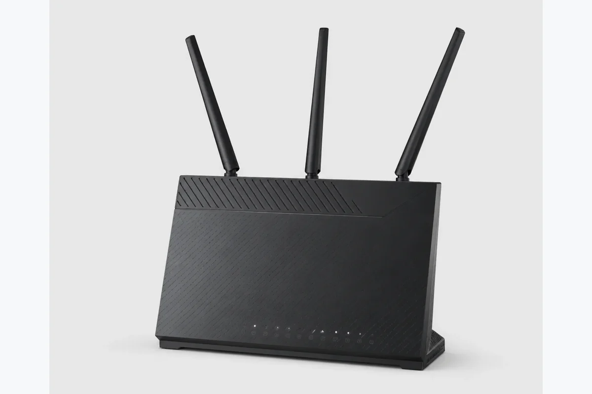 Иллюстрация роутера ASUS RT-AX68U