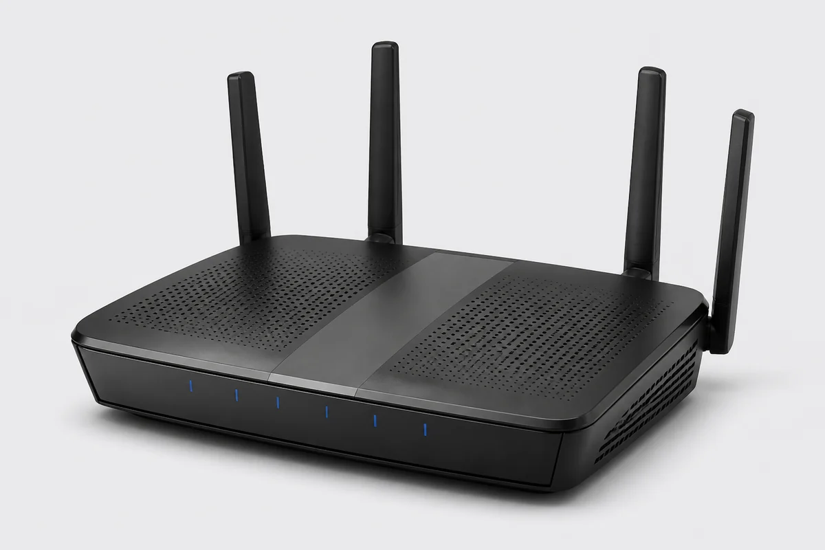 Иллюстрация роутера Linksys E4200