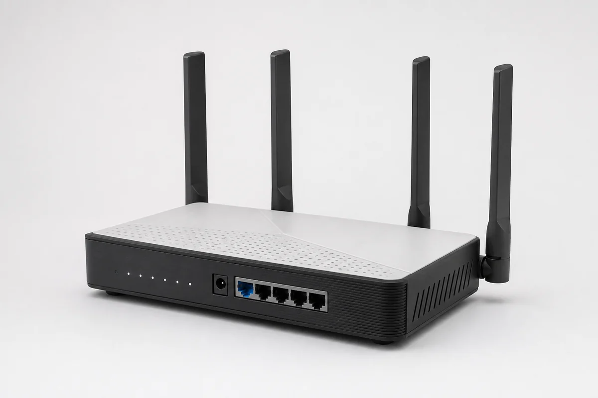 Иллюстрация роутера MikroTik hAP ax²