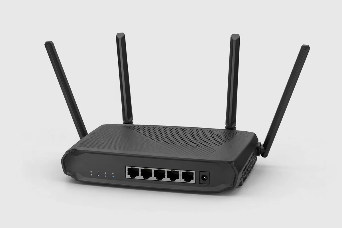 Иллюстрация роутера MikroTik hAP ax³