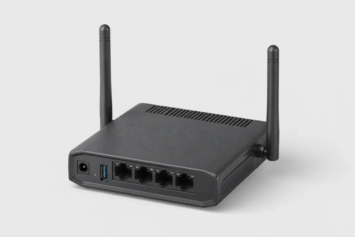 Иллюстрация роутера MikroTik hAP mini