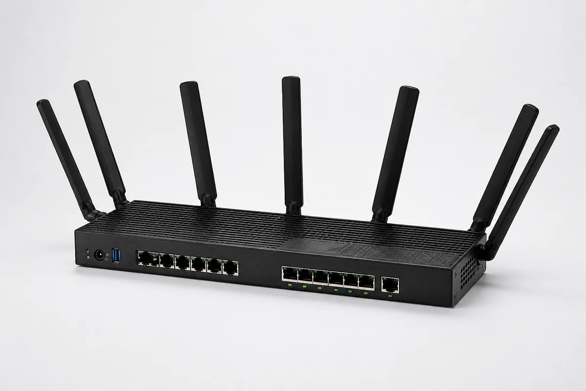Иллюстрация роутера MikroTik RB4011iGS+5HacQ2HnD